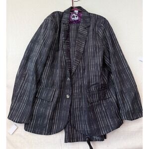Disney Jack Skellington Nightmare Before Christmas Pinstripe Suit Set Mens XL